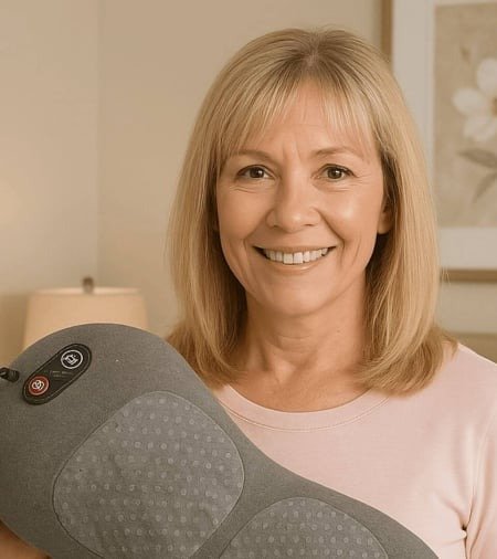 SmoothSpine Triple Fusion Massager user Linda R. ~Texas, USA