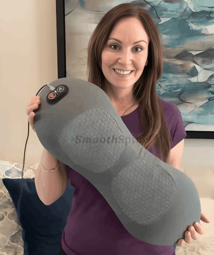 SmoothSpine Triple Fusion Massager user Karen M.  ~California, USA