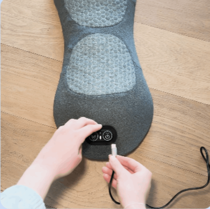 how to use SmoothSpine Triple Fusion Massager